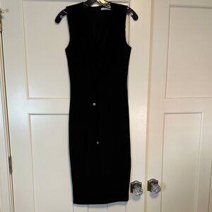 NWT Finders Keepers Elegant Black Sleeveless Dress in size S.